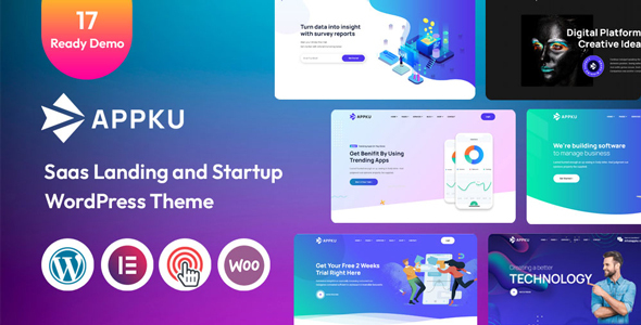 Appku - Landing Page WordPress Theme