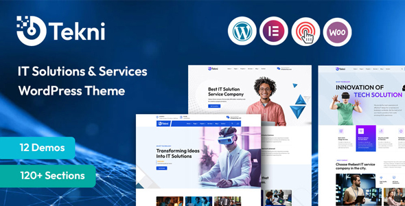 Tekni - IT Solution and Technology WordPress Theme