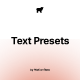 Text Presets - for Premiere Pro - VideoHive Item for Sale