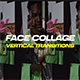 Vertical Face Collage Transitions || MOGRT - VideoHive Item for Sale