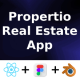 Real Estate App ANDROID + IOS + FIGMA + 3D Blend Icons | ReactNative CLI UI Kit | Propertio - CodeCanyon Item for Sale