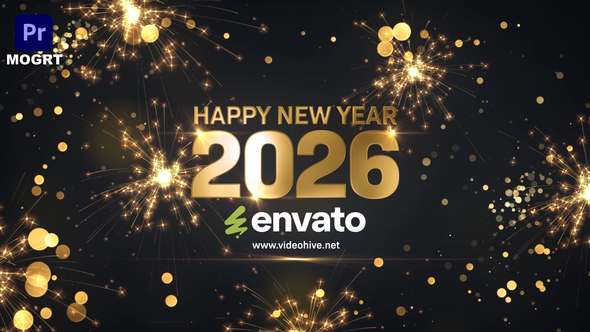 Happy New Year 2026 Wishes MOGRT