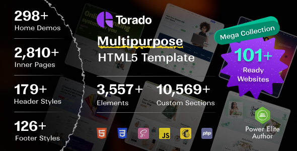 Torado - Multipurpose HTML5 Template