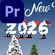 New Year Cartoon Skier 2026 | MOGRT - VideoHive Item for Sale