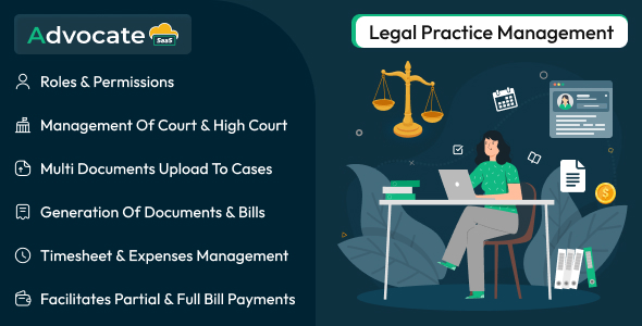 Advocate SaaS - Legal Practice Management