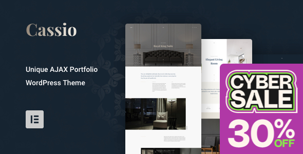 Cassio – AJAX Portfolio WordPress Theme