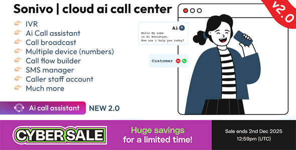 Sonivo - Ai cloud call center SAAS system
