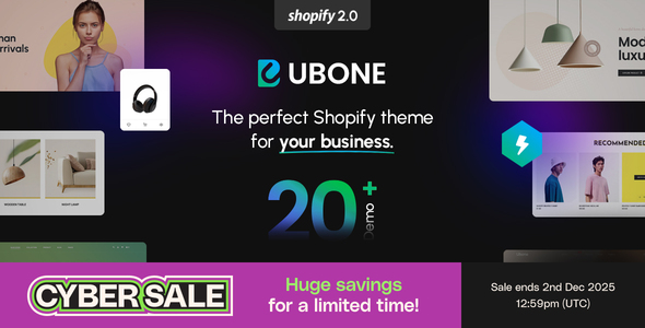 Ubone - The Multipurpose eCommerce Shopify Theme
