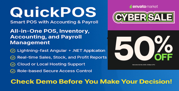 Quick POS – POS  With ERP And Built-in Accounting - POS