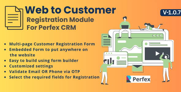 Web to Customer Registration Module For Perfex CRM