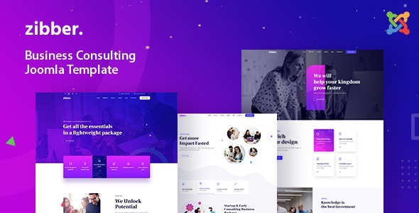 Zibber - Business Consulting Joomla Template