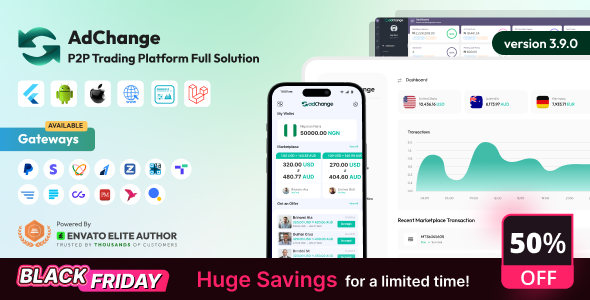 adChange - P2P Trading Platform Full Solution