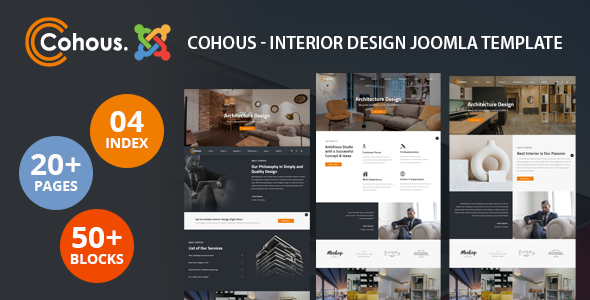 Cohous - Architecture and Interior Design Joomla Template