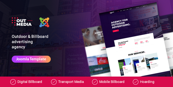 Outmedia | Outdoor & Billboard Agency Joomla Template