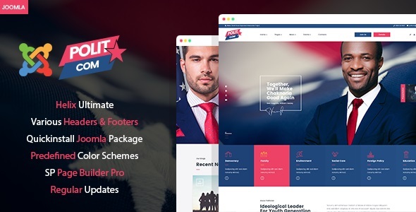 Polytico - Political And NGO Joomla Template | Politician