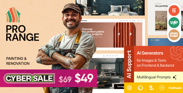 ProRange | Painting & Renovation Construction WordPress Theme