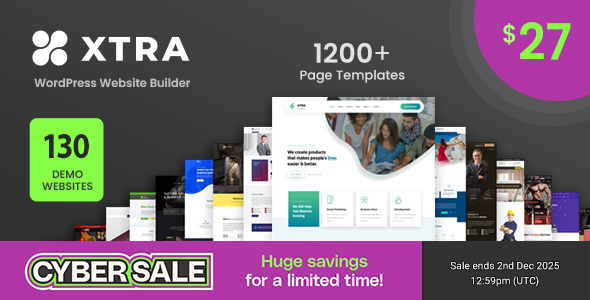 Xtra - Multipurpose WordPress & WooCommerce Theme + RTL