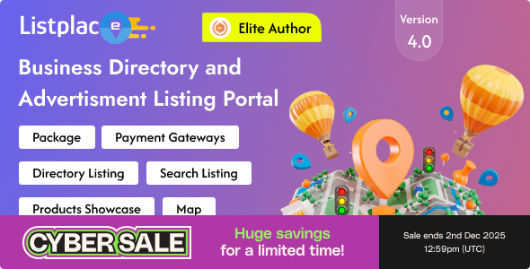 Listplace - A Complete Local Business Directory Listing Platform