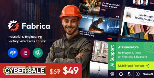 Fabrica - Industrial & Engineering Factory Theme