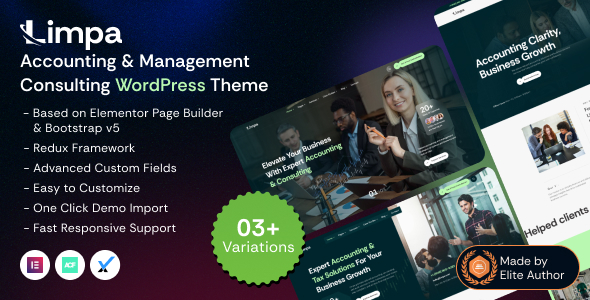 Limpa – Accounting & Management Consulting WordPress Theme
