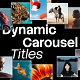 Dynamic Carousel Titles - VideoHive Item for Sale