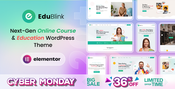 EduBlink - Education & Online Course WordPress Theme