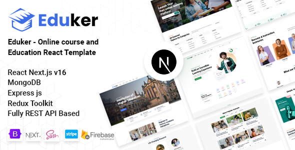 Eduker - React Next JS Online Course & Education Template