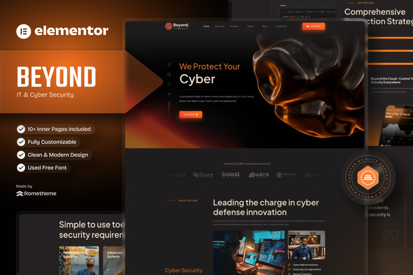Beyond - IT & Cyber Security Elementor Template Kit