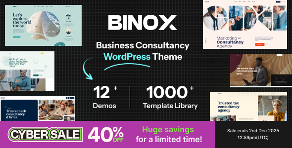 Binox | Business Consulting Theme