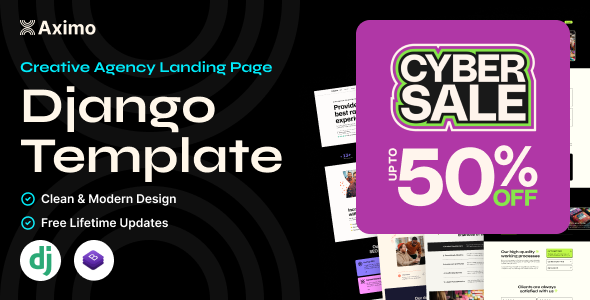 Aximo - Django 5 - Creative Agency Template