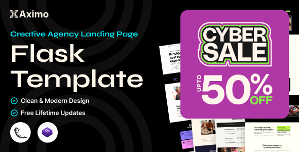 Aximo - Flask - Creative Agency Bootstrap Template