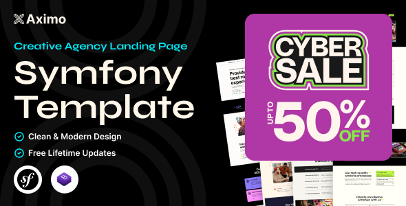 Aximo - Symfony - Creative Agency Bootstrap Template