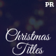 Christmas Titles - VideoHive Item for Sale