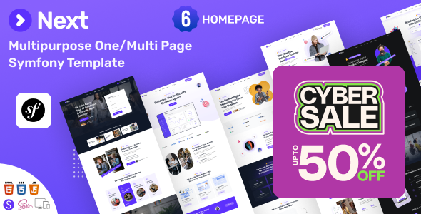 Next - MultiPurpose Symfony Template