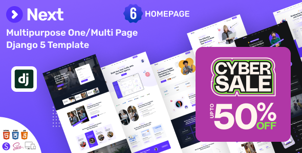Next - Multipurpose Django 5 Template