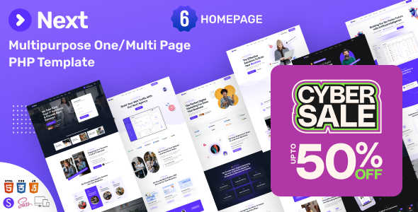 Next - Multi-Purpose PHP Template
