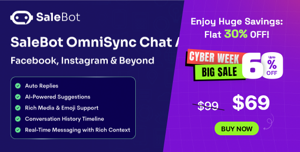 SaleBot OmniSync Chat Addon: Facebook, Instagram & Beyond