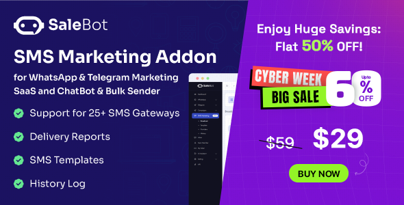 SaleBot SMS Marketing Addon