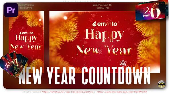 New Year Countdown for Adobe Premiere
