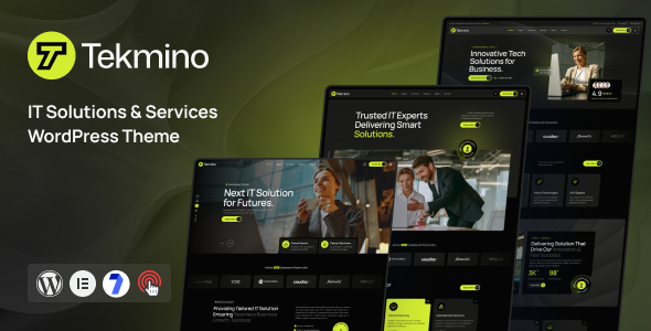 Tekmino - IT Solutions & Services WordPress Theme