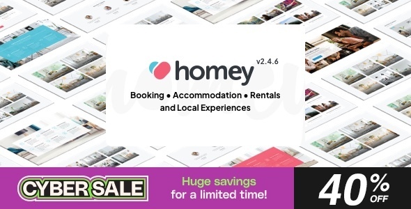 Homey - Booking and Rentals WordPress Theme