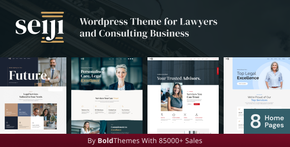 Seiji - WordPress Theme for Lawyers & Business