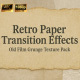 Retro Paper Transition Effects – Old Film Grunge & Texture Pack - VideoHive Item for Sale