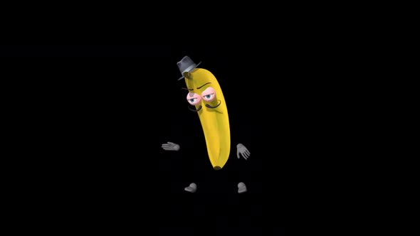 Cartoon Banana Dance V alt
