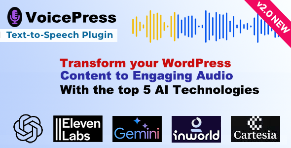 VoicePress - AI Text to Speech for WordPress