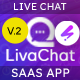 LivaChat – AI-Powered Live Chat & CRM SaaS Software with Agent Android App - CodeCanyon Item for Sale