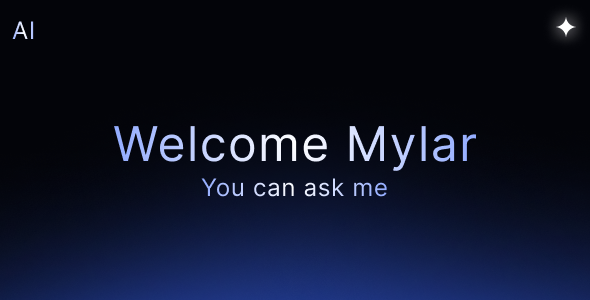 Mylar - AI Chatbot HTML UI Kit & Template