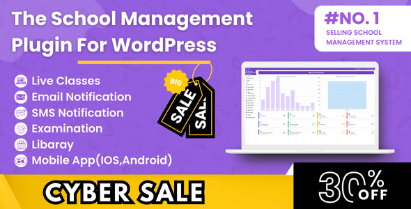 School Management - Education & Learning Management system for WordPress