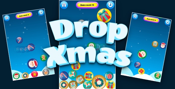 Drop Christmas - Cross Platform Casual Game