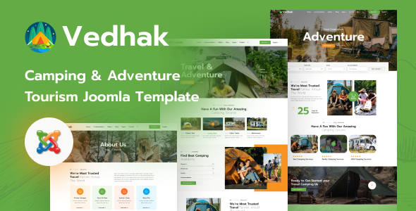 Vedhak - Adventure Tours and Travel Joomla Template